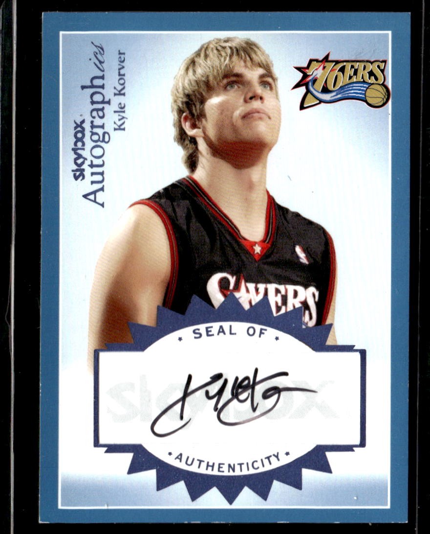 Kyle Korver #A-KK 2003-04 SkyBox Autographics Basketball Autographs