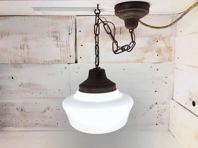 White Antique Globes Fixtures for sale | eBay