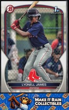 Lyonell James 1st 2023 Bowman Prospects #BP-118 Boston Red Sox