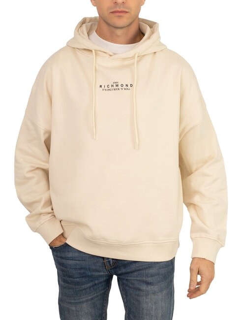 JOHN RICHMOND Kahin Herren Sweatshirt Hoodie CAP BEIGE 420687 11290₽