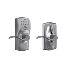 Schlage Camelot Keypad Lock with Lever Handle Electronic