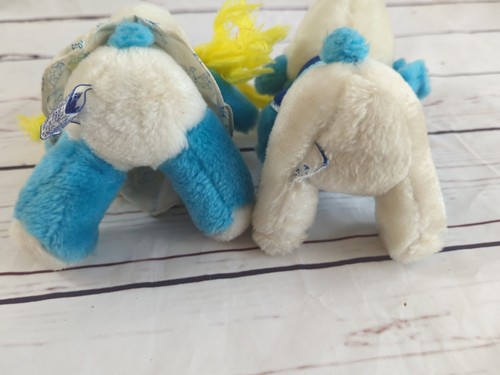 Puffi, 2 peluche, Peyo, Wallace Berrie, vintage anni 80, Puffi - Foto 14 di 15