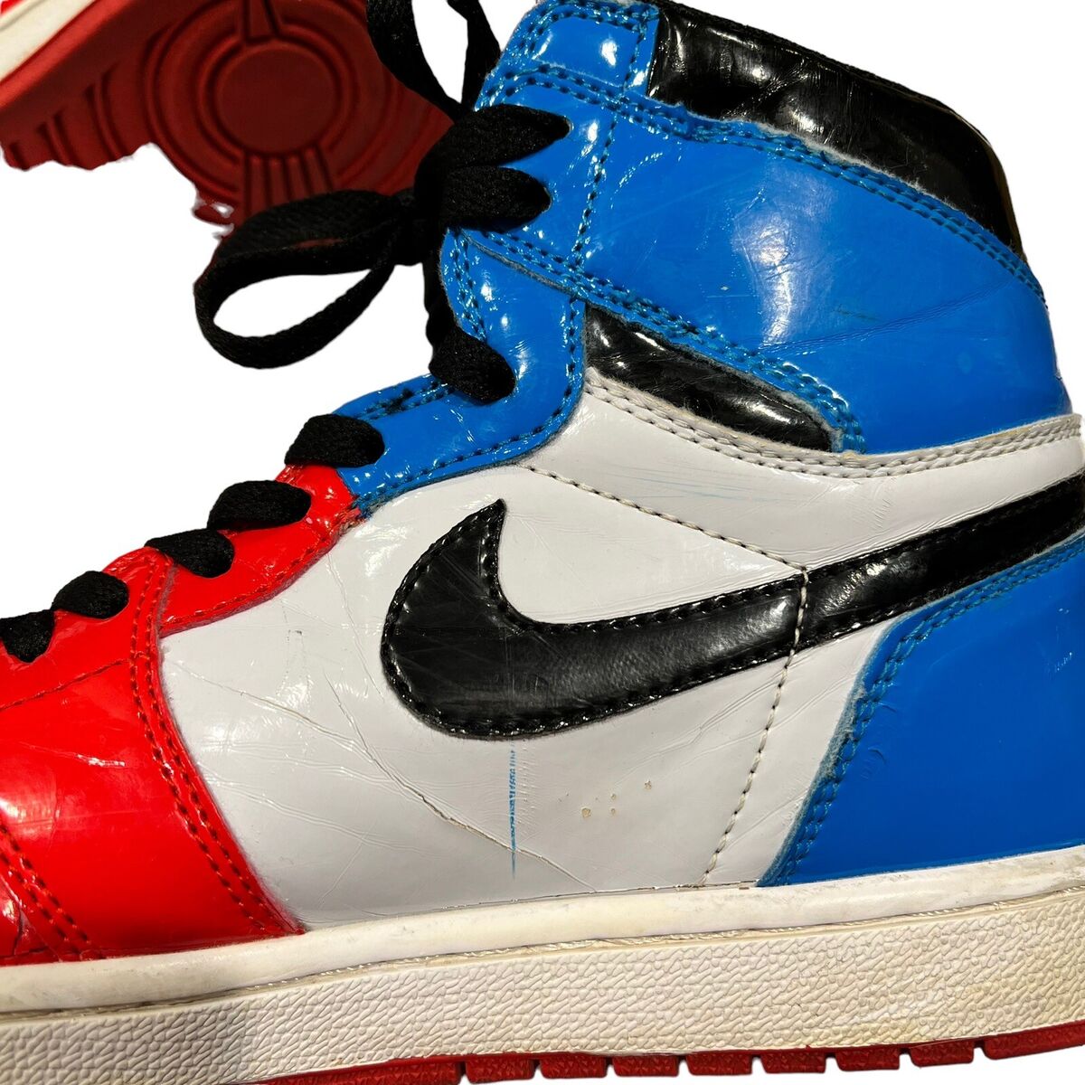 Nike Air Jordan 1 High Fearless UNC To Chicago Men Sz 8.5 Nike Air Jordan 1 High Fearless UNC To Chicago Men Sz 8.5