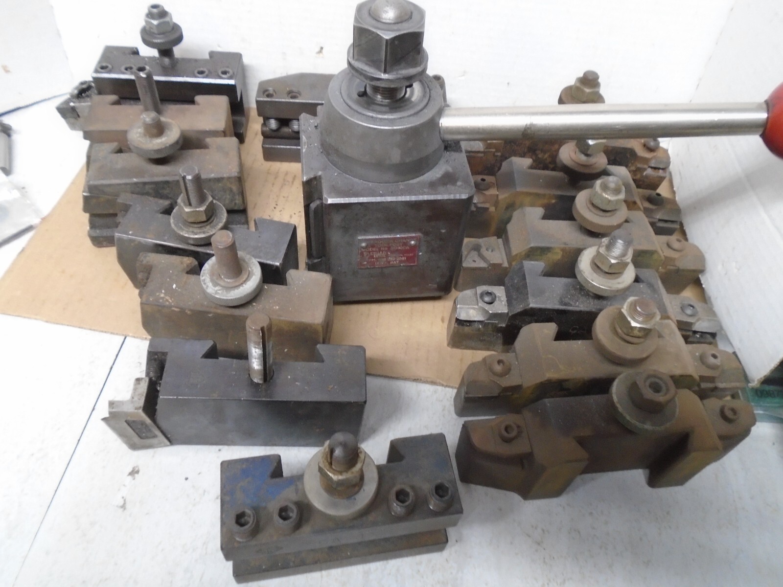 Dorian CXA Quick Change Tool Post with large lot of holders eBay