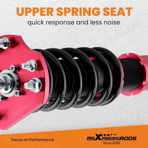 Arrière+Avant Amortisseurs Combinés Filetés for Honda Prelude 4 5 BB 1992-2001 - Picture 3 of 11