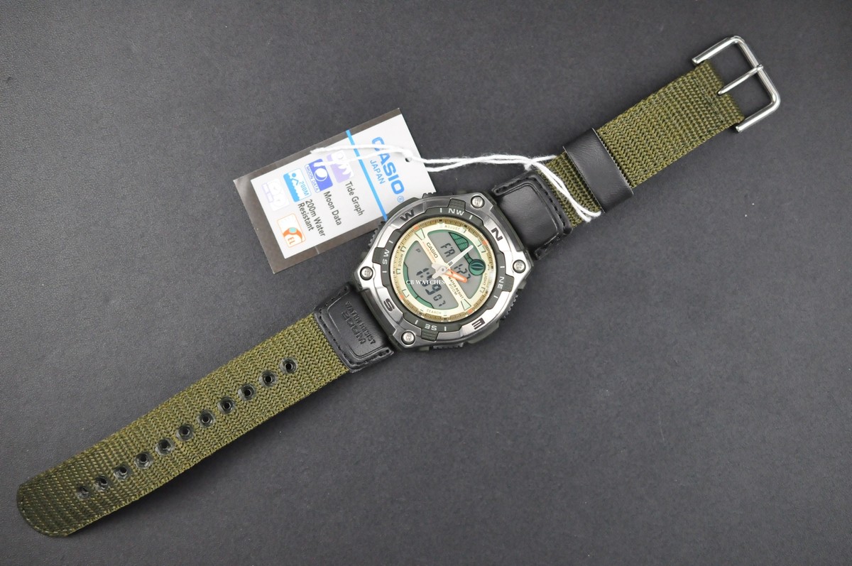 CASIO AQW-100B-3AJF タイドグラフ・ムーンデータ ヨドバシ.com - タイドグラフ・ムーンデータ AQW-100B-3AJFの