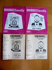 2 Hobbies Weekly Magazines 19th October & 30th November 1960 + Design Plans