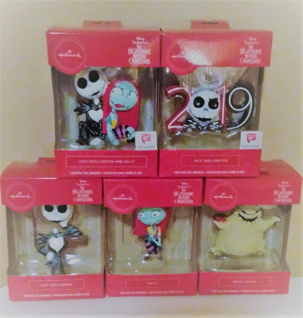 Lot of 5 Hallmark The Night Before Christmas DISNEY 2019
