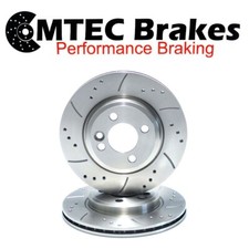 Audi A8 2.5 V6 TDi 98-03 Rear Brake Discs Drilled Grooved