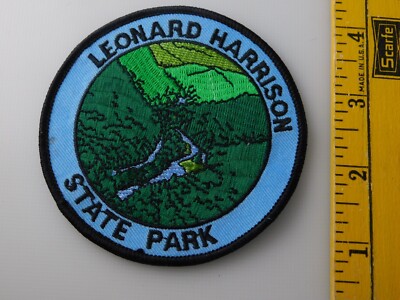 LEONARD HARRISON STATE PARK VINTAGE PATCH HAT VEST BADGE PA