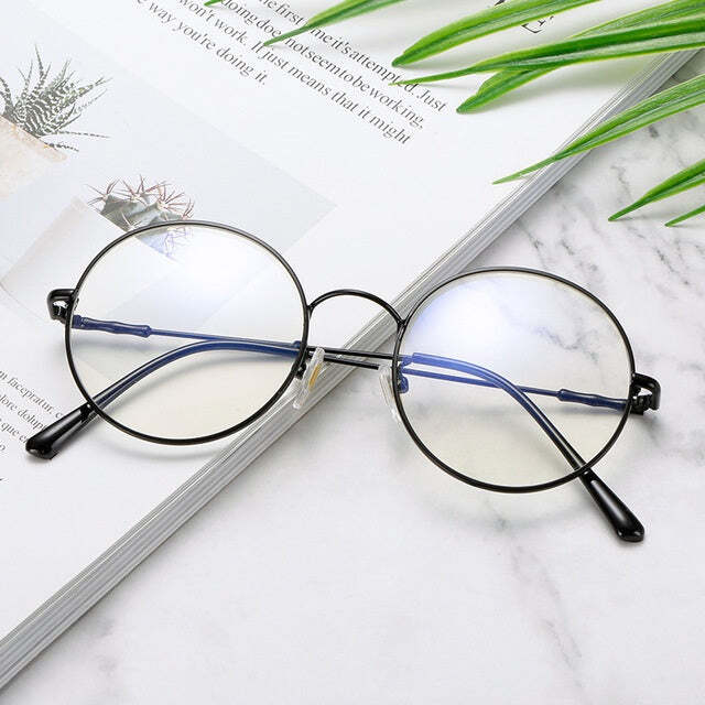 Round Anti Blue Light Glasses