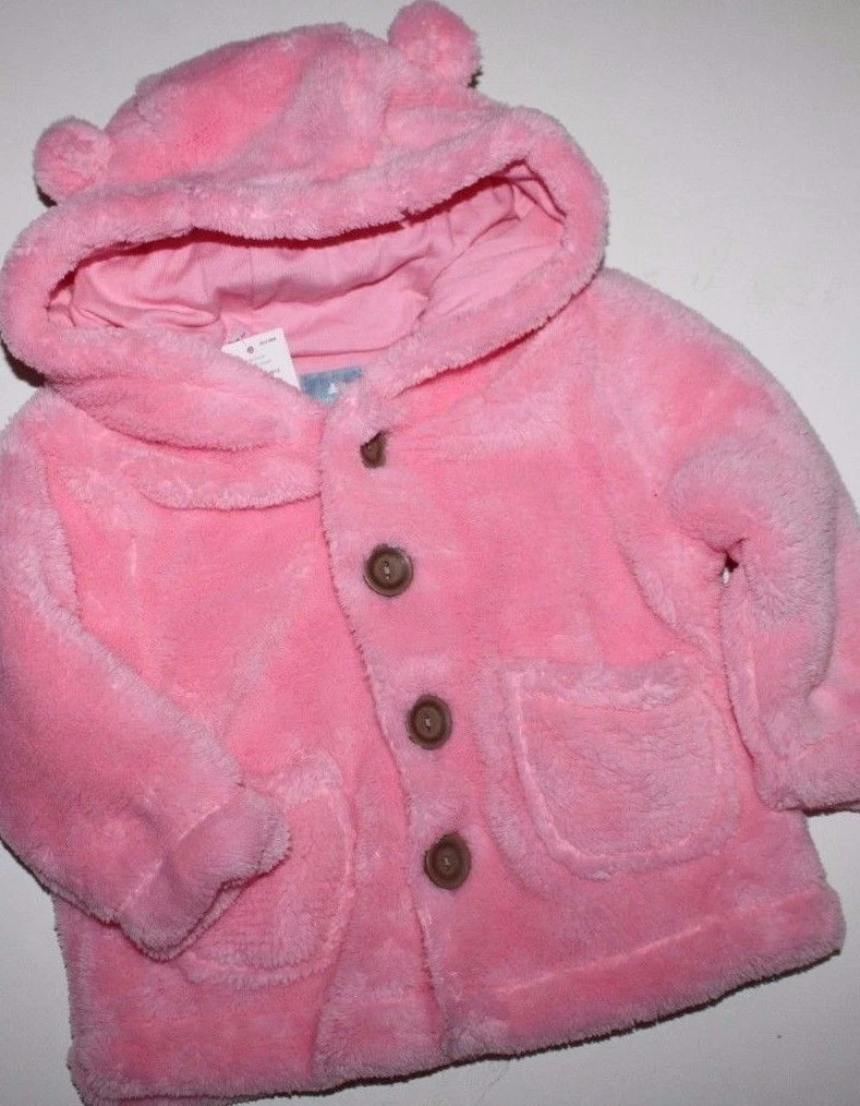 Pink hotsell plush coat
