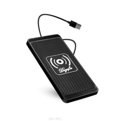 Car Wireless Phone Charger Pad Fast Charge Mat Dock 10W For Apple iPhone Samsung