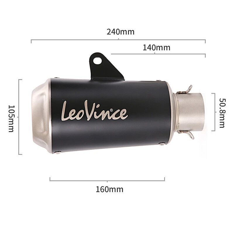 For Yamaha YZF R3 MT-03 2013-2023 Exhaust Pipe 51mm Muffler Silencers Slip On - Image 2 of 4