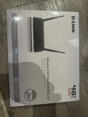 D-Link Wireless N300 Multi-WAN Router, Modell DWR-116/E, OVP