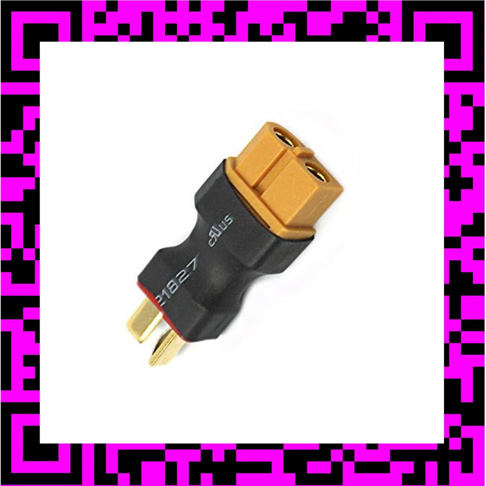 CONNECTEUR T-Plug Mâle Vers XT60 Femelle pour lipo voiture avion bateau 1/10 - Photo 1/1