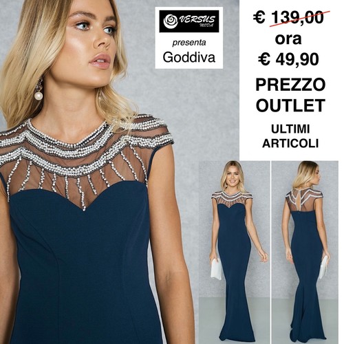 Vestito Donna Abito Lungo Cerimonia Strass Outlet Party Maxi Dress  CG-DR890S | eBay