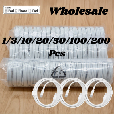 Wholesale Lot For iPhone 14 13 12 11 XS XR 8 Fast Charger PD USB C Type-C Cable