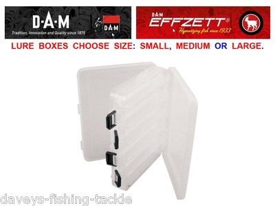 DAM EFFZETT DOUBLE SIDED LURE CASE TACKLE BOX FOR PLUGS SPOONS SPINNERS LURES