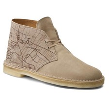 Clarks Originale Uomo Scarponcini Sabbia Interest Mappa Edizione Limitata UK 8,9