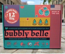 12 Giant Bubbly Organic Bath Bombs Gift Set for Women Men and Kids