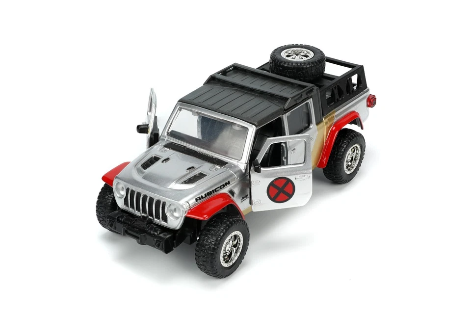 MARVEL 2020 JEEP GLADIATOR WITH COLOSSUS FIGURE 1/32 DIE-CAST JADA TOYS 2024 - Image 4 of 4