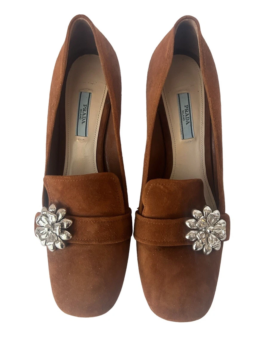 Prada loafer best sale pumps