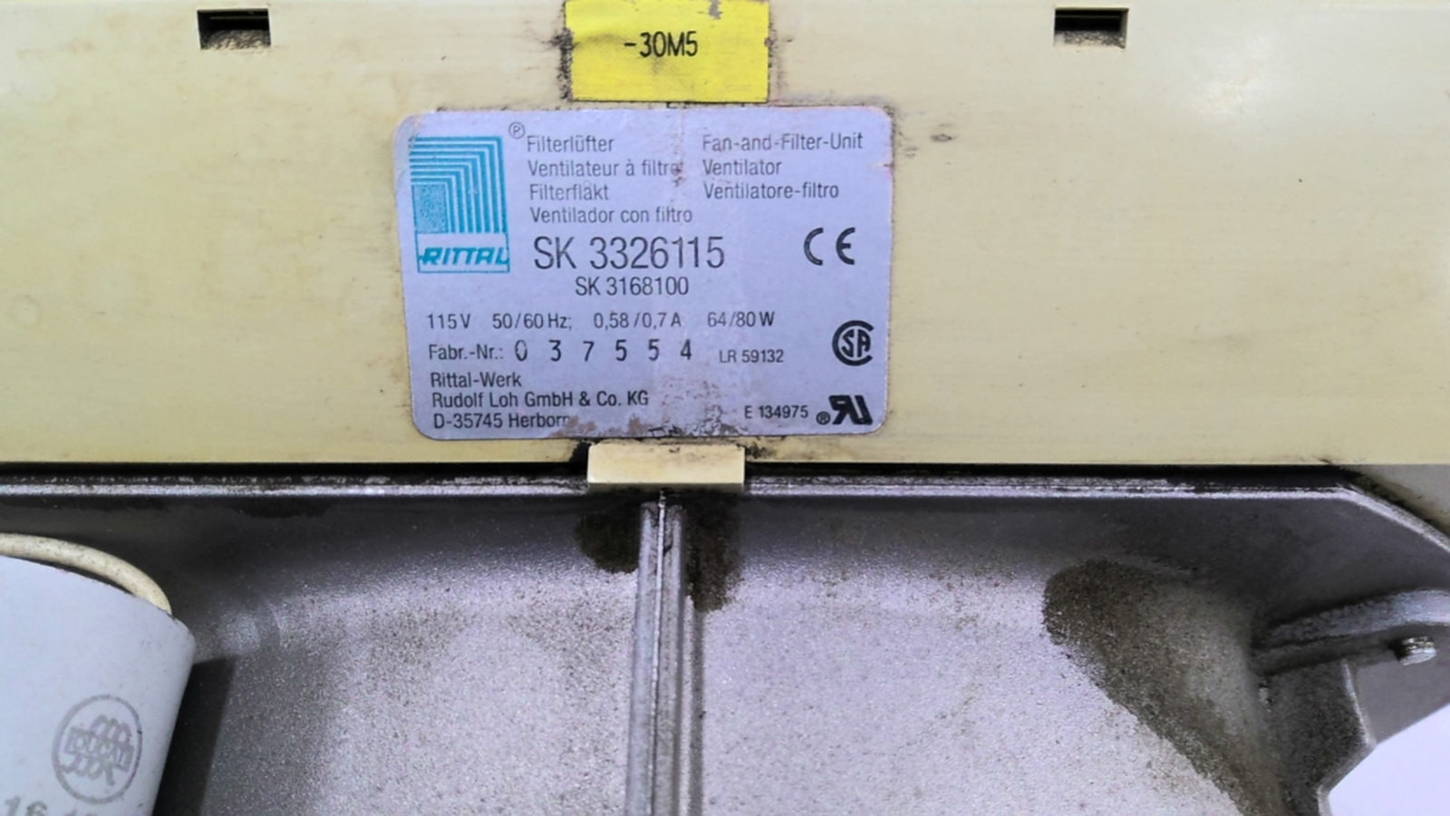 Rittal SK3326115 SK 3168100 Fan and Filter Unit 115v for sale 