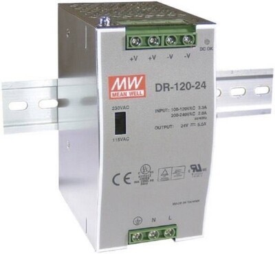 Mean Well 24V Industrienetzteil , DR-120-24 , NEU