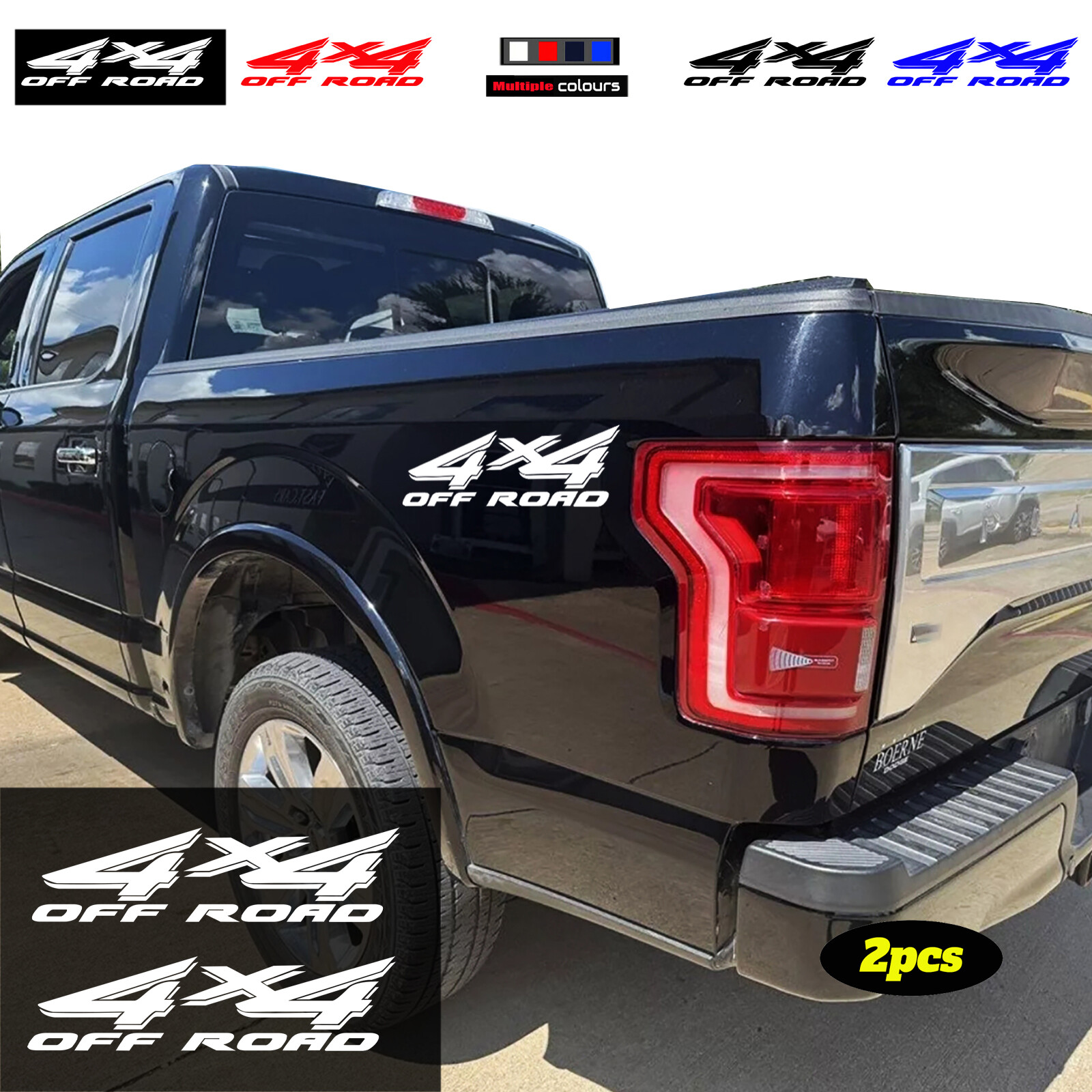 Decals For Trucks 2x Ford F250 Super Duty FX4 Decal Stickers | Truck ...