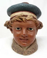 Antique Bernard Bloch Austria Boy with Blue Bonnet Marked & Numbered on Bottom