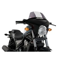Puig Cupolino Batwing SML Touring FüR Honda CMX500 Rebel 17-19 Rauch Hell