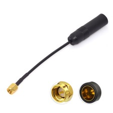DAB Car Radio Stereo Antenna Adapter DIN Female to SMA Male RG174 Cable Wire 5m