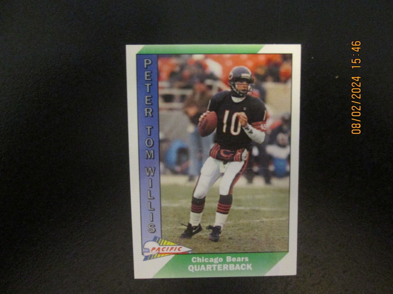 PETER TOM WILLIS BEARS 1991 PACIFIC BASE CARD #54