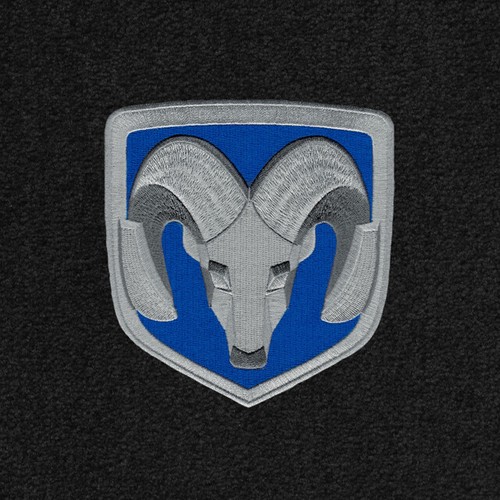 Lloyd Velourtex Front Mat for '98-00 Dodge Ram 1500 w/Silver/Blue Ram Badge - Bild 9 von 87