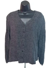 Simply Styled By Sears Women’s Buttoned Blouse. Polka Dot Design. Large