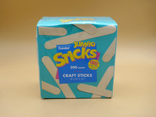 Wood Jumbo Craft Sticks, 300 Pack 6" x 3/4" x 1/16"