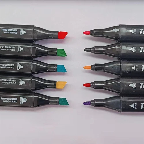 60 Color Marker Copic Pen Dual Headed Graphic Artist Sketch TOUCH Markers Set - Picture 11 of 16