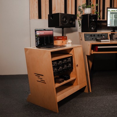 Recording Studio Sidecar | 12U Racks | Premium Baltic Birch | Free Shipping