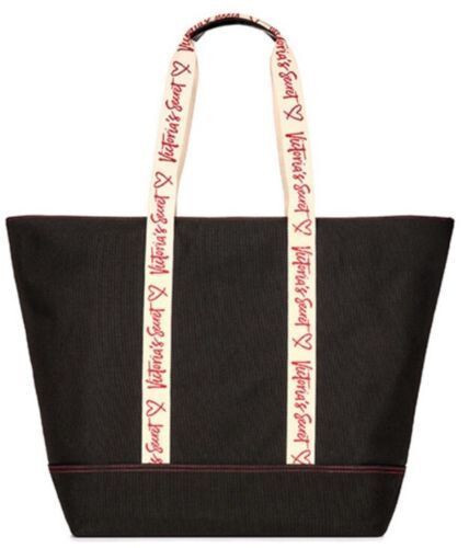 Victoria’s Secret Canvas Tote Bag Logo Straps