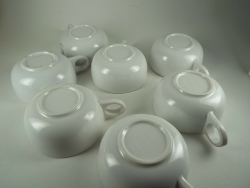 Vintage Mid Century FLORENCE PROLON Regatta Melamine Melmac Coffee Mugs (8) - Picture 7 of 8