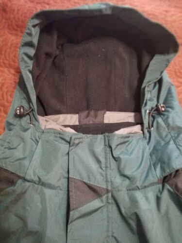 John Bartlett Statements Men's Removable Hood Water Resistant Jacket - XL Green - Picture 3 of 7