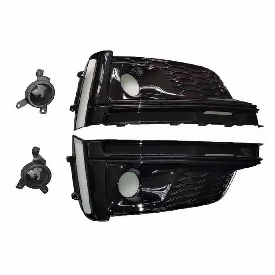 4 шт боковая решетка для противотуманных фар переднего бампера с ACC для Audi S5 2017 2018 2019 годов выпуска - Изображение 2 из 4