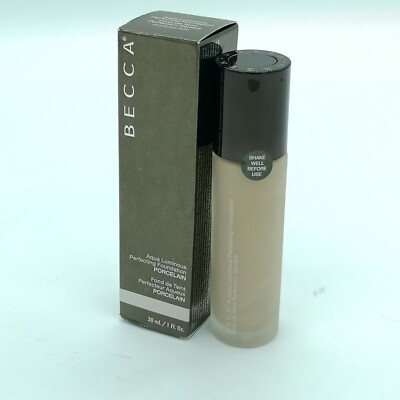 BECCA Aqua Luminous Perfecting Foundation 30 ml Porzellan Neu in OVP 