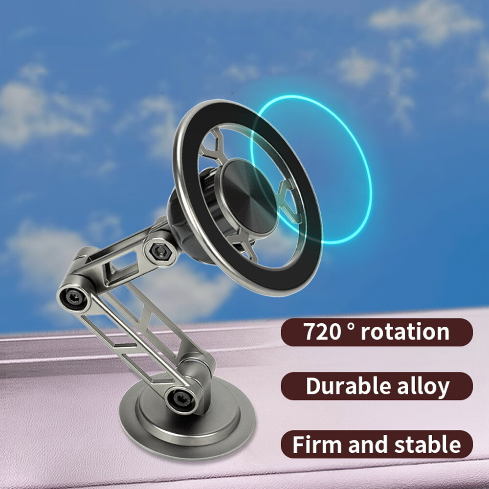 360° Magnetic Car Phone Mount for iPhone 12-15 Pro Max & More  