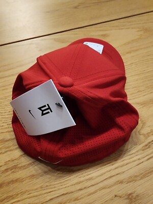 Nike Tiger Woods Legacy 91 TW Performance Flex Hat Red Size L/XL