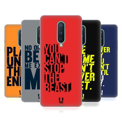 HEAD CASE DESIGNS KRAFTVOLLE BEGRIFFE GEL HANDYHÜLLE FÜR GOOGLE ONEPLUS HANDYS
