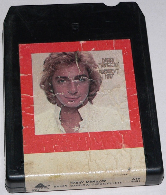 8-track / stereo 8 tape: "Barry Manilow Greatest Hits" by Arista, AT8-8601, 1978