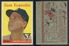 (45238) 1958 Topps 425 Sam Esposito White Sox-EM