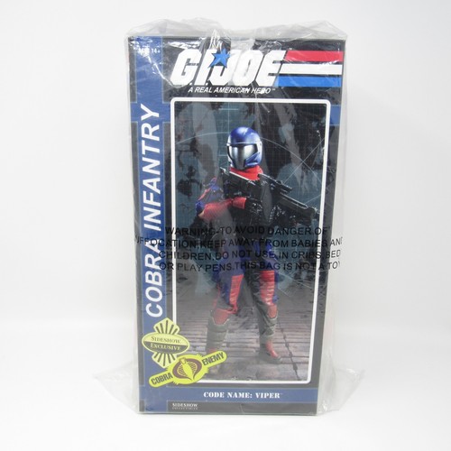 Sideshow Collectibles GI Joe Cobra Viper 12" inch Sixth Scale Exclusive NIB - Picture 16 of 16